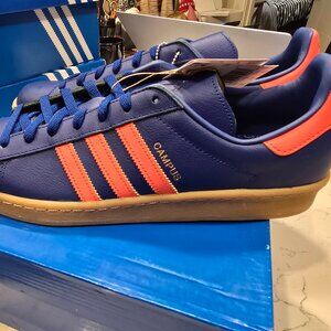 adidas Campus 80s Men's Shoes IG6158 Blue / Red Size 13 US Sneakers NEW